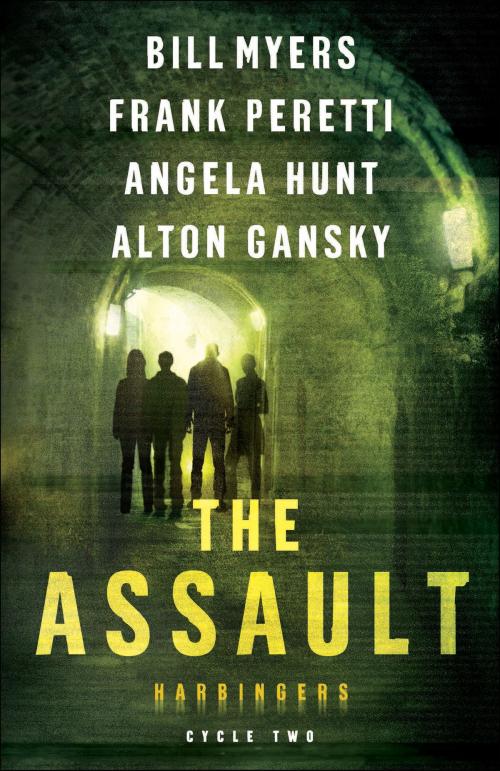Cover of the book The Assault (Harbingers) by Frank Peretti, Bill Myers, Angela Hunt, Alton Gansky, Baker Publishing Group