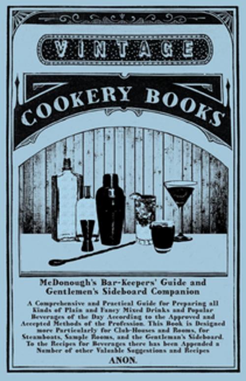 Cover of the book McDonough's Bar-Keepers' Guide and Gentlemen's Sideboard Companion by McDonough, Read Books Ltd.