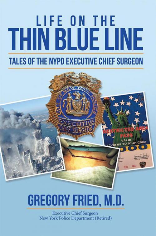 Cover of the book Life on the Thin Blue Line by Gregory Fried, Archway Publishing