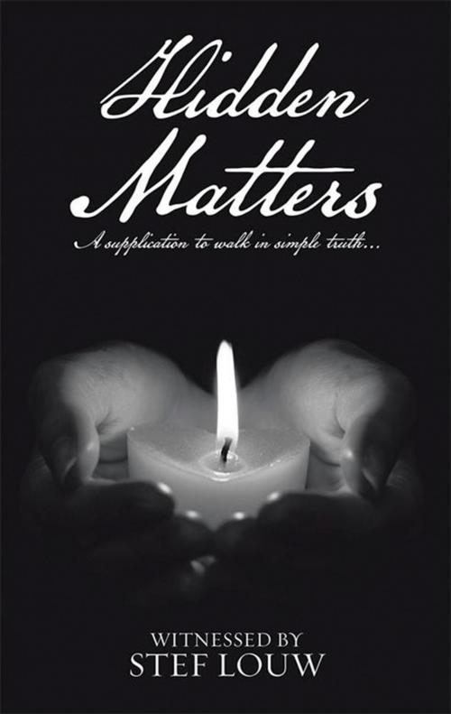 Cover of the book Hidden Matters by Stef Louw, Partridge Publishing Africa
