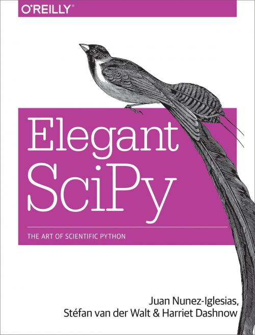 Cover of the book Elegant SciPy by Juan Nunez-Iglesias, Stéfan van der Walt, Harriet Dashnow, O'Reilly Media