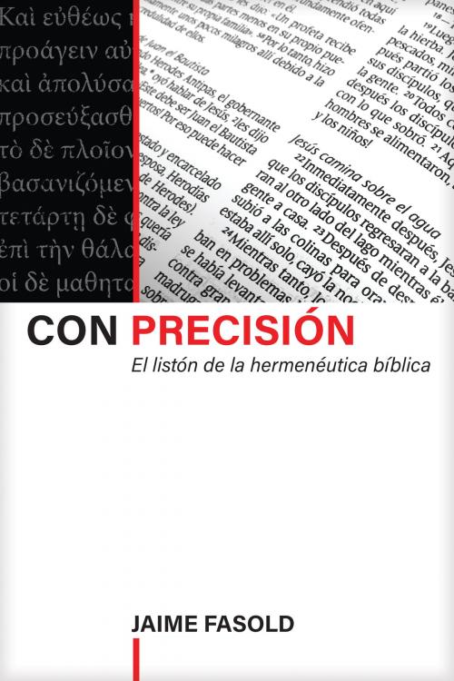 Cover of the book Con precisión by Jaime Fasold, Tyndale House Publishers, Inc.