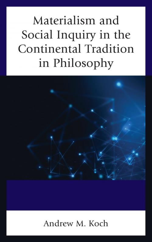 Cover of the book Materialism and Social Inquiry in the Continental Tradition in Philosophy by Andrew M. Koch, Lexington Books