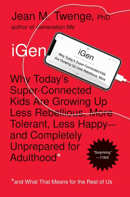 Cover of the book iGen by Jean M. Twenge, PhD, Atria Books