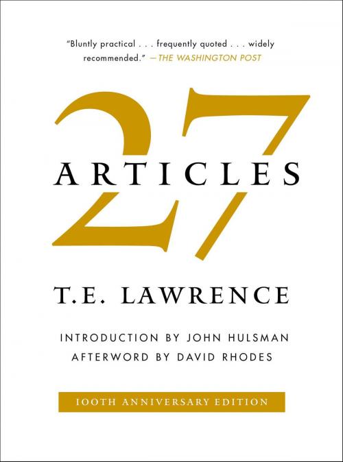 Cover of the book 27 Articles by T. E. Lawrence, David Rhodes, Simon & Schuster