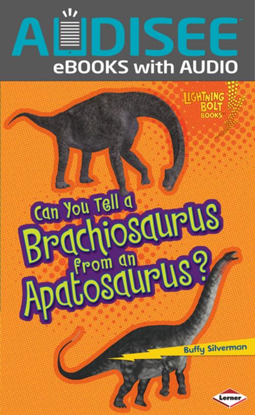 Cover of the book Can You Tell a Brachiosaurus from an Apatosaurus? by Buffy Silverman, Lerner Publishing Group