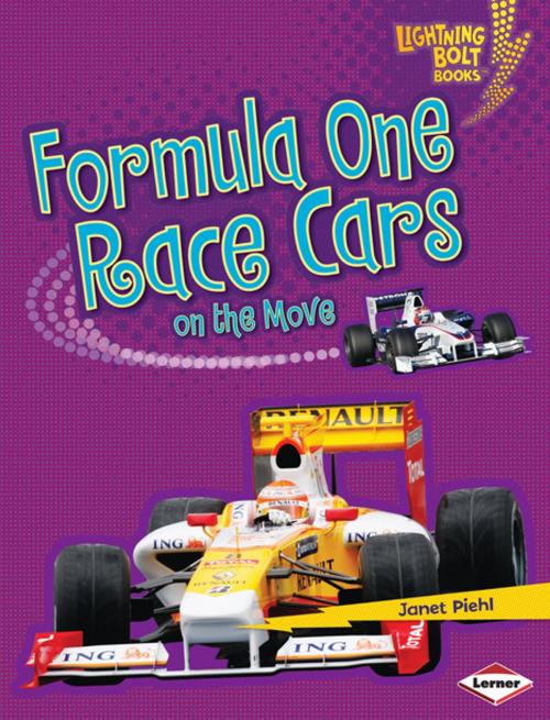 Cover of the book Formula One Race Cars on the Move by Janet Piehl, Lerner Publishing Group
