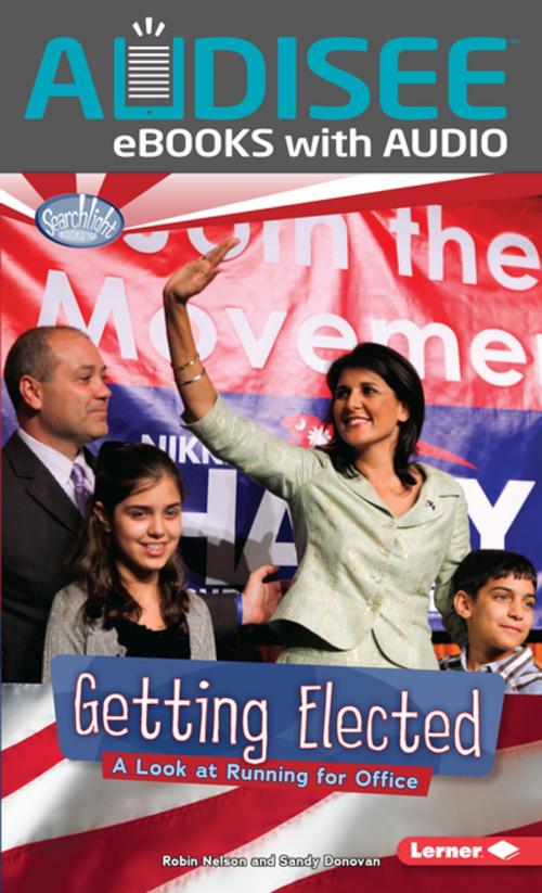 Cover of the book Getting Elected by Robin Nelson, Sandy Donovan, Lerner Publishing Group