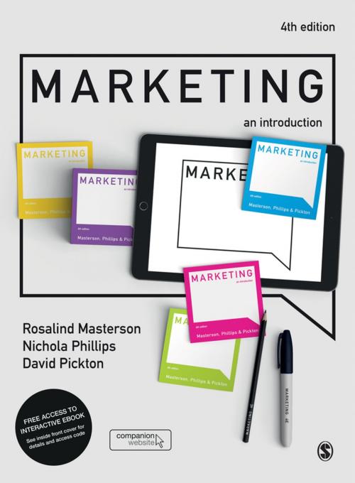 Cover of the book Marketing by Rosalind Masterson, Nichola Phillips, David Pickton, SAGE Publications