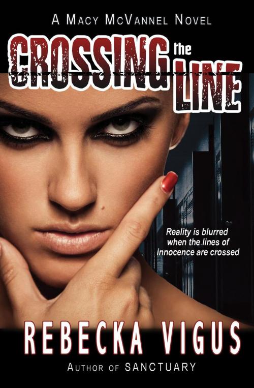Cover of the book Crossing the Line by Rebecka Vigus, BHC Press/Open Window
