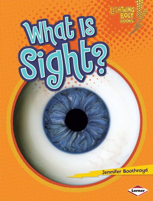 Cover of the book What Is Sight? by Jennifer Boothroyd, Lerner Publishing Group