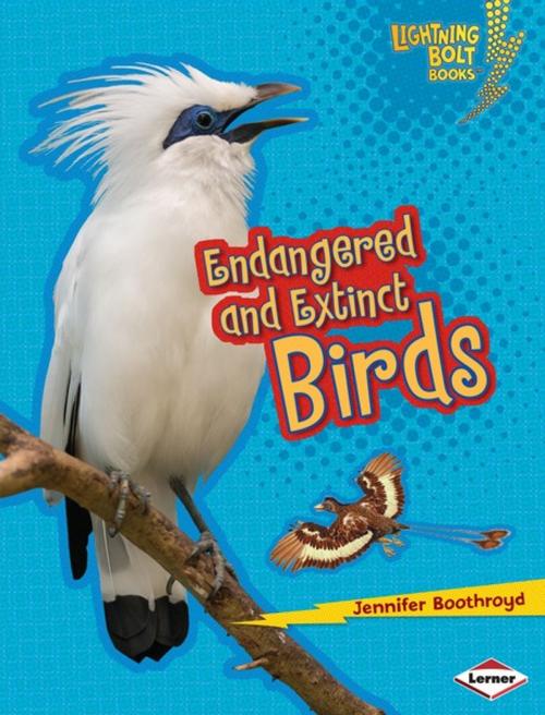 Cover of the book Endangered and Extinct Birds by Jennifer Boothroyd, Lerner Publishing Group