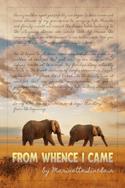 Cover of the book From Whence I Came by Marinette Sinclair, Tellwell Talent