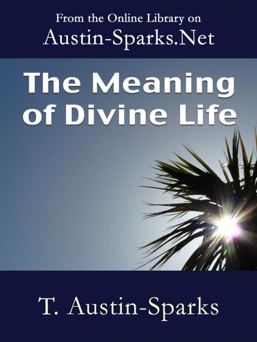 Cover of the book The Meaning of Divine Life by T. Austin-Sparks, Austin-Sparks.Net