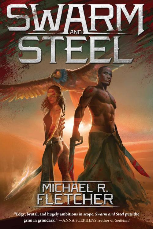 Cover of the book Swarm and Steel by Michael R. Fletcher, Talos