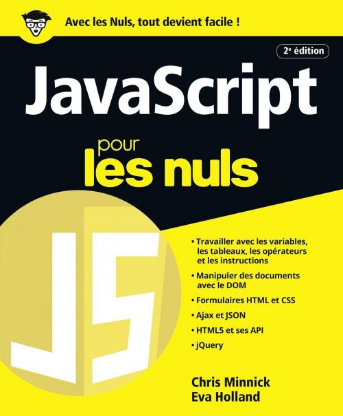 Cover of the book JavaScript pour les Nuls grand format, 2e édition by Eva HOLLAND, Chris MINNICK, edi8