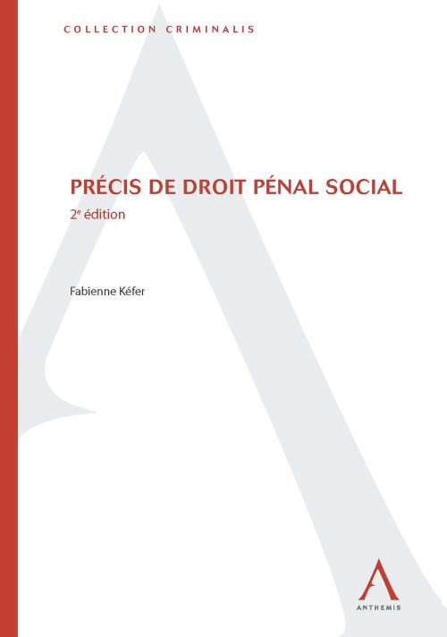 Cover of the book Précis de droit pénal social by Fabienne Kéfer, Anthemis
