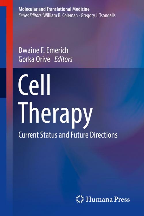 Cover of the book Cell Therapy by , Springer International Publishing
