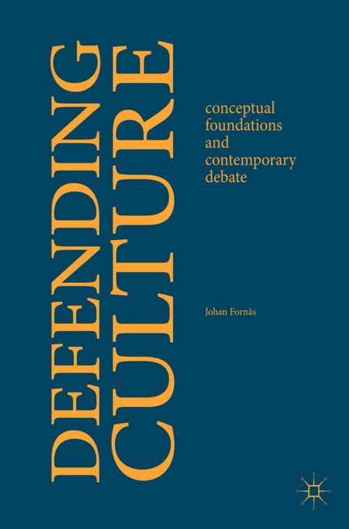 Cover of the book Defending Culture by Johan Fornäs, Springer International Publishing