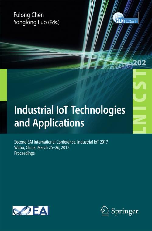 Cover of the book Industrial IoT Technologies and Applications by , Springer International Publishing