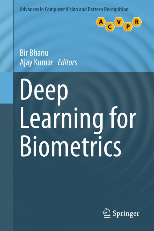 Cover of the book Deep Learning for Biometrics by , Springer International Publishing
