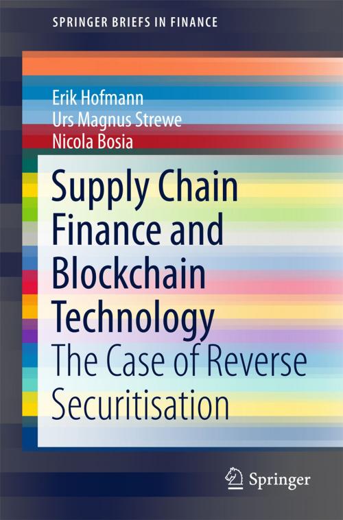 Cover of the book Supply Chain Finance and Blockchain Technology by Erik Hofmann, Urs Magnus Strewe, Nicola Bosia, Springer International Publishing