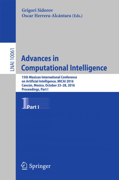 Cover of the book Advances in Computational Intelligence by , Springer International Publishing