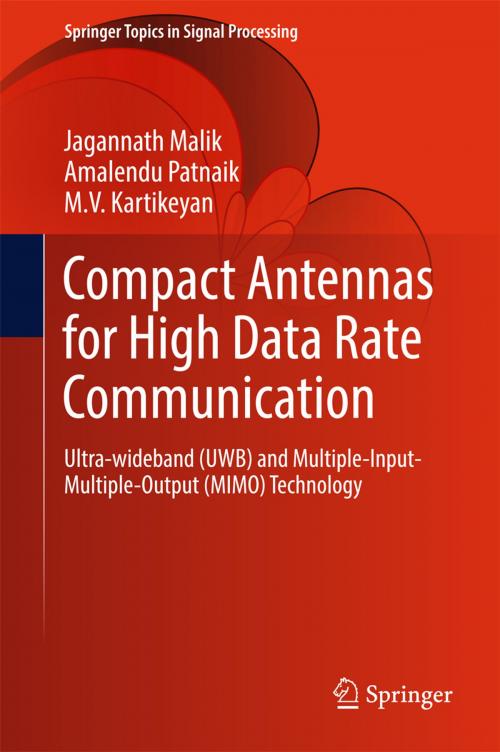 Cover of the book Compact Antennas for High Data Rate Communication by Jagannath Malik, Amalendu Patnaik, M.V. Kartikeyan, Springer International Publishing
