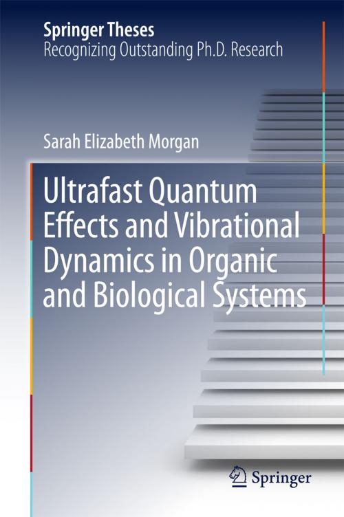 Cover of the book Ultrafast Quantum Effects and Vibrational Dynamics in Organic and Biological Systems by Sarah Elizabeth Morgan, Springer International Publishing