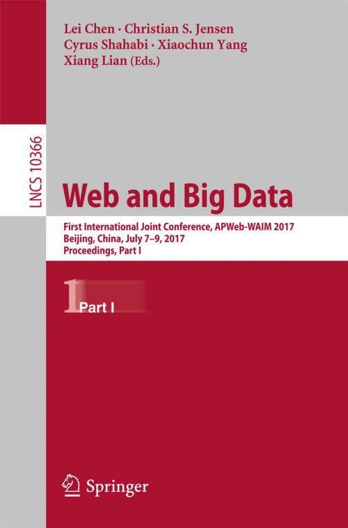 Cover of the book Web and Big Data by , Springer International Publishing