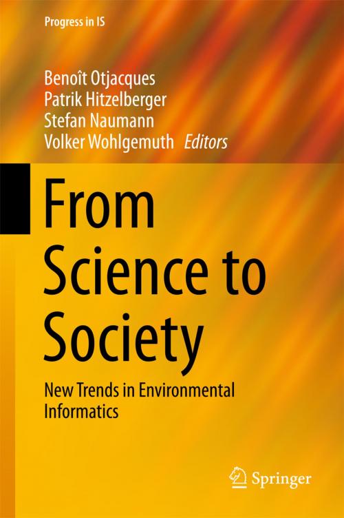 Cover of the book From Science to Society by , Springer International Publishing