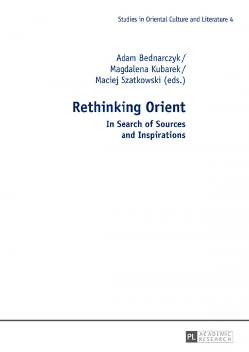 Cover of the book Rethinking Orient by , Peter Lang