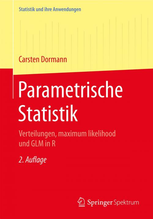 Cover of the book Parametrische Statistik by Carsten F. Dormann, Springer Berlin Heidelberg