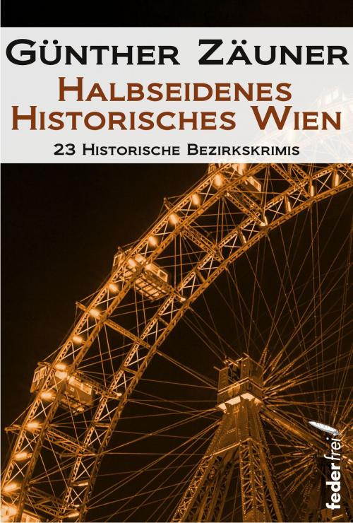 Cover of the book Halbseidenes historisches Wien: 23 historische Bezirkskrimis by Günther Zäuner, Federfrei Verlag