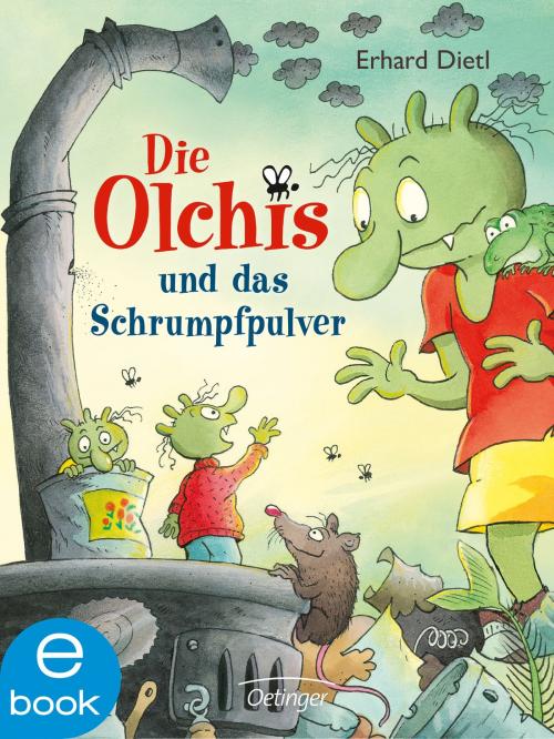 Cover of the book Die Olchis und das Schrumpfpulver by Erhard Dietl, Verlag Friedrich Oetinger