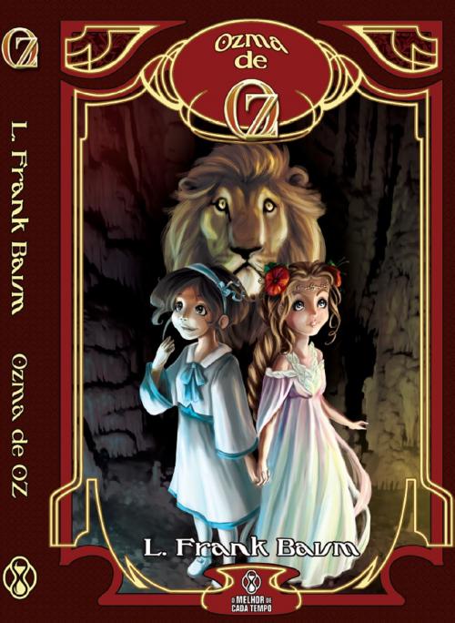 Cover of the book Ozma de Oz by L. Frank Baum, Vermelho Marinho
