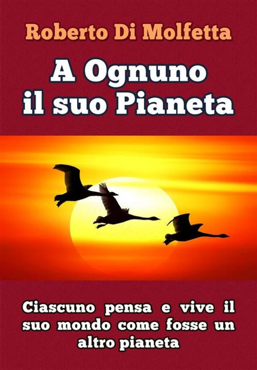 Cover of the book A Ognuno il suo Pianeta by Roberto Di Molfetta, PubMe