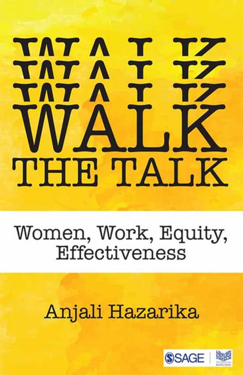 Cover of the book Walk the Talk by Anjali Hazarika, SAGE Publications