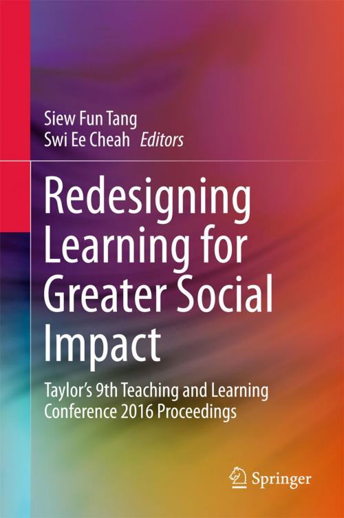 Cover of the book Redesigning Learning for Greater Social Impact by , Springer Singapore