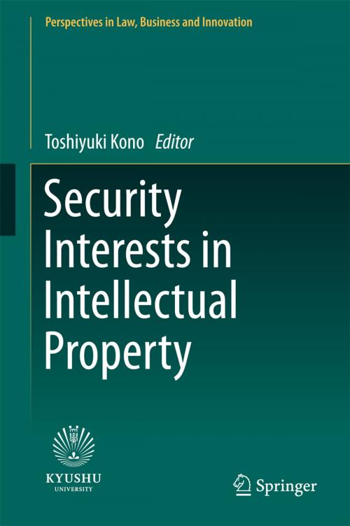 Cover of the book Security Interests in Intellectual Property by , Springer Singapore