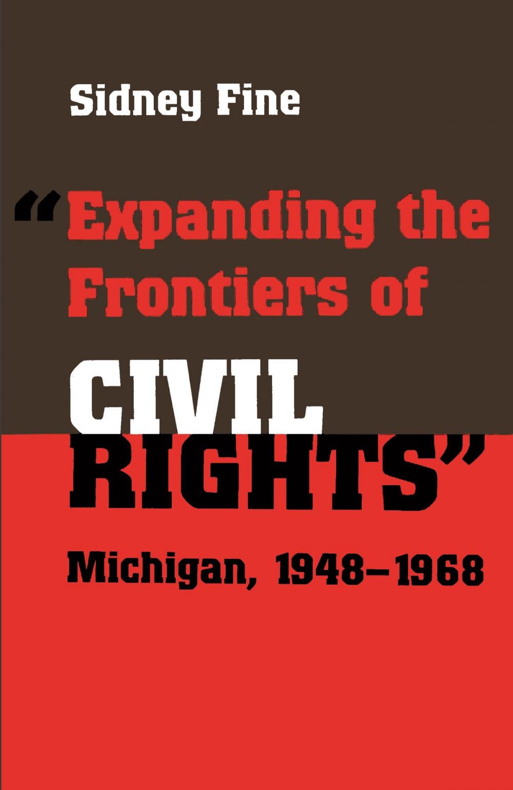 Big bigCover of "Expanding the Frontiers of Civil Rights"