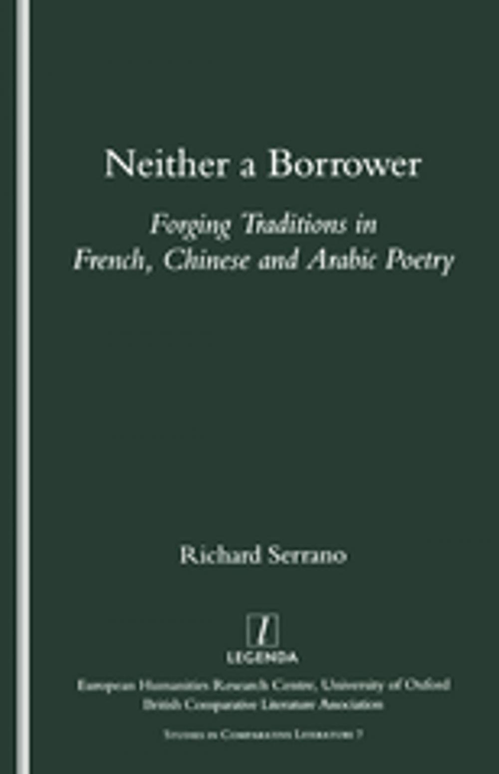 Big bigCover of Neither a Borrower