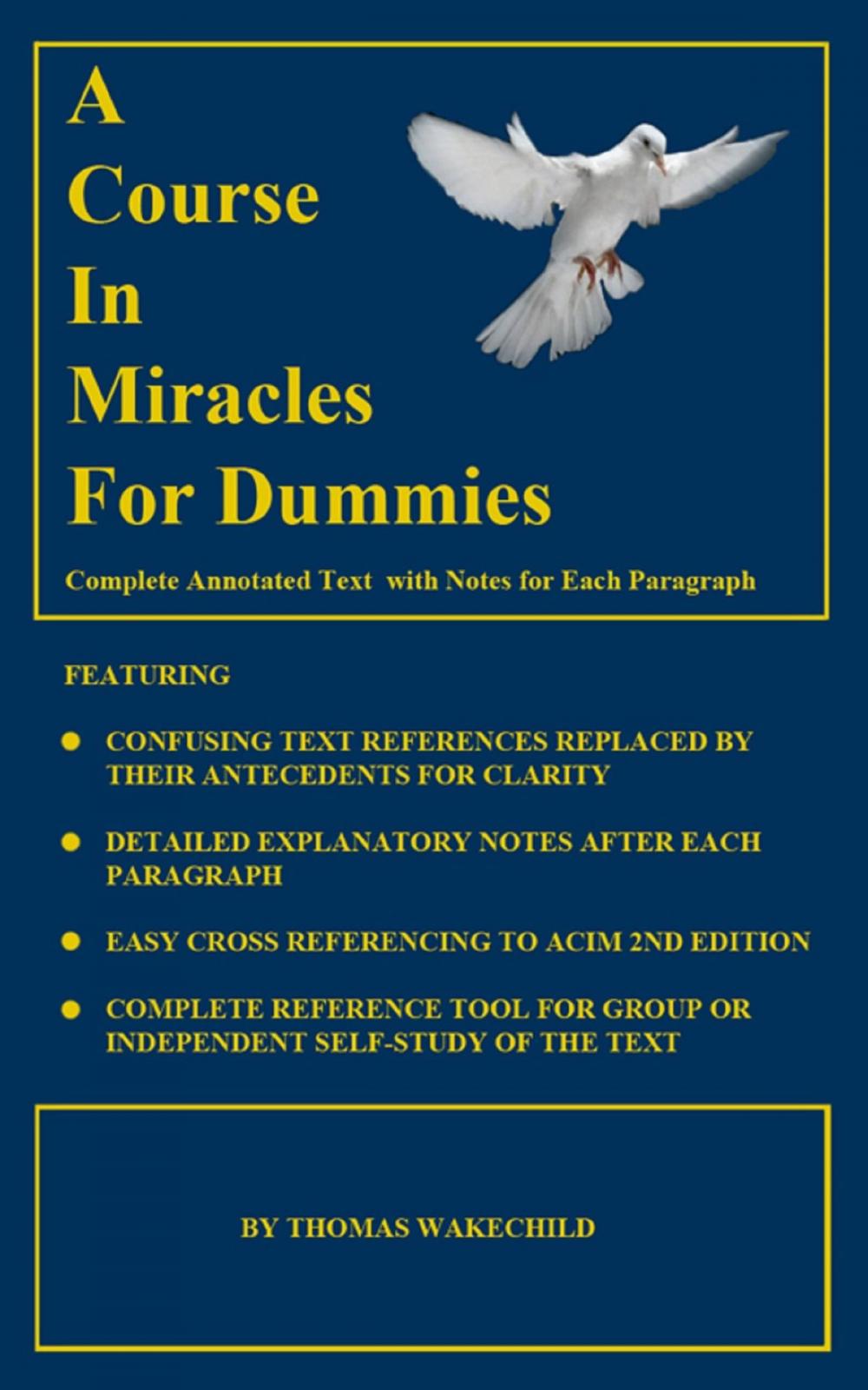 Big bigCover of A Course In Miracles For Dummies