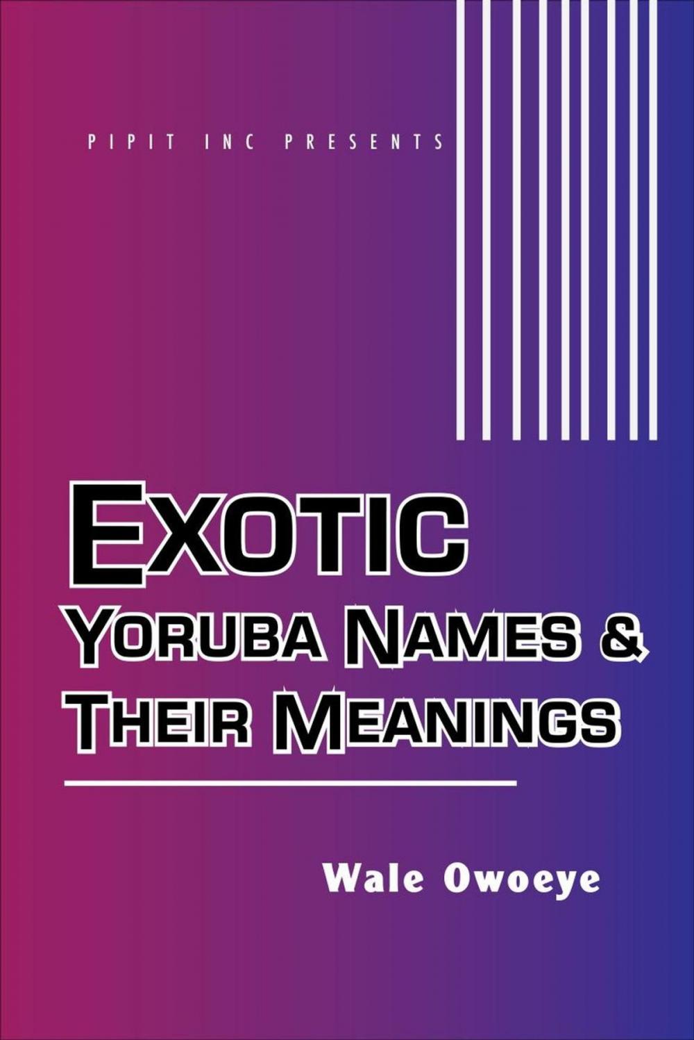 Big bigCover of Exotic Yoruba Names & Their Meanings #1