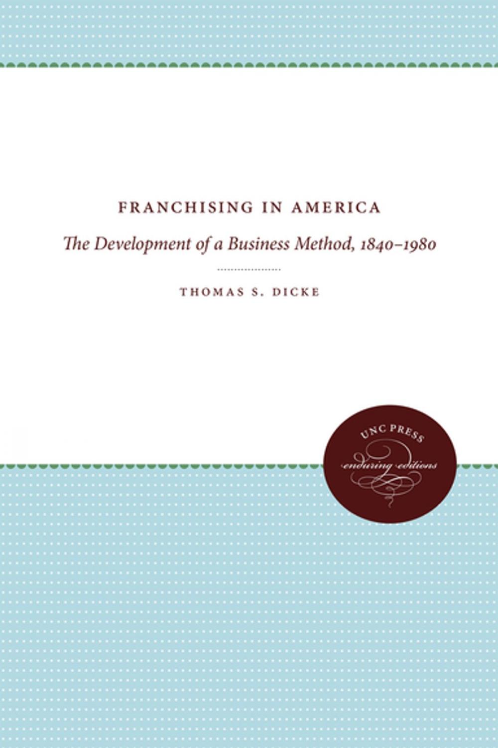 Big bigCover of Franchising in America