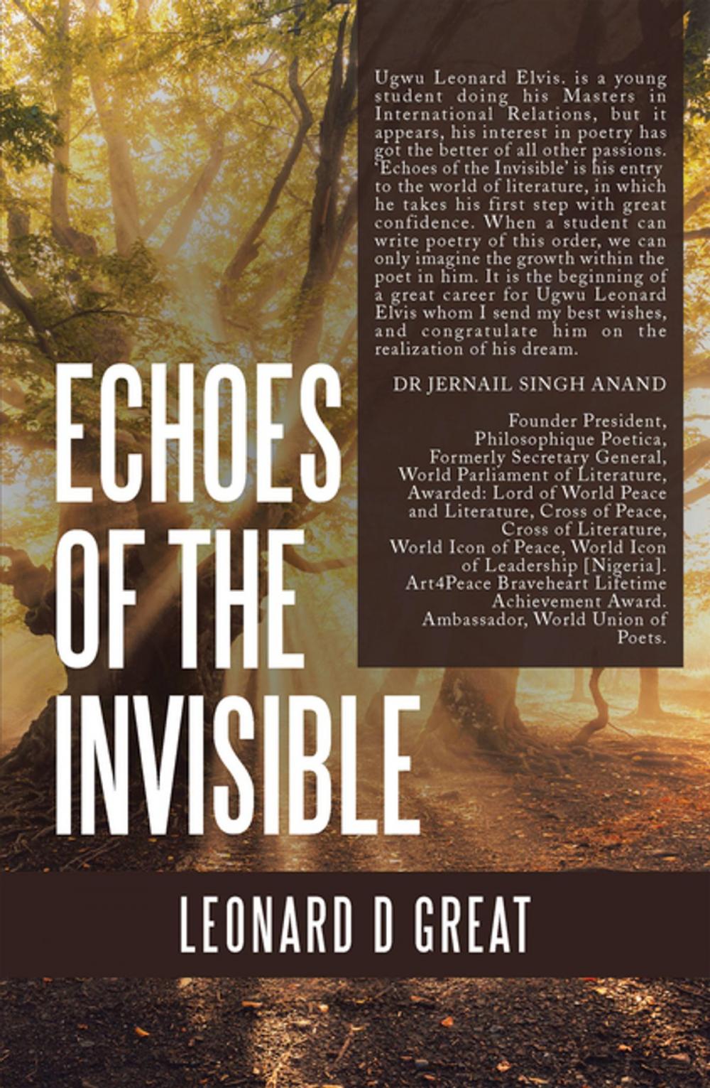 Big bigCover of Echoes of the Invisible
