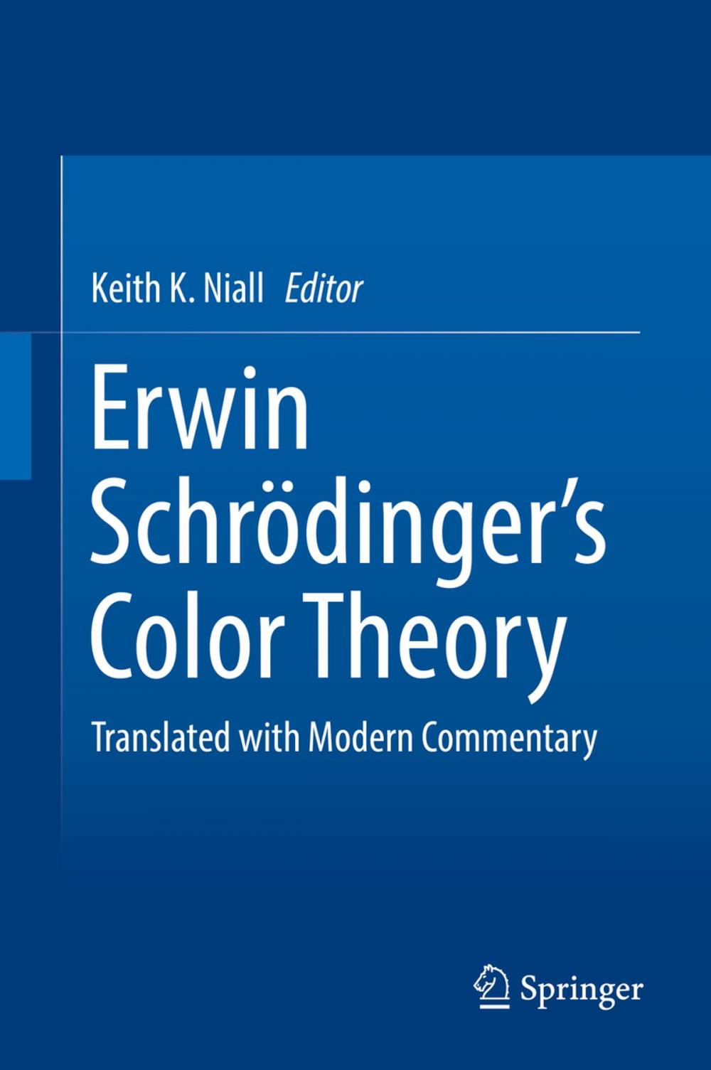 Big bigCover of Erwin Schrödinger's Color Theory