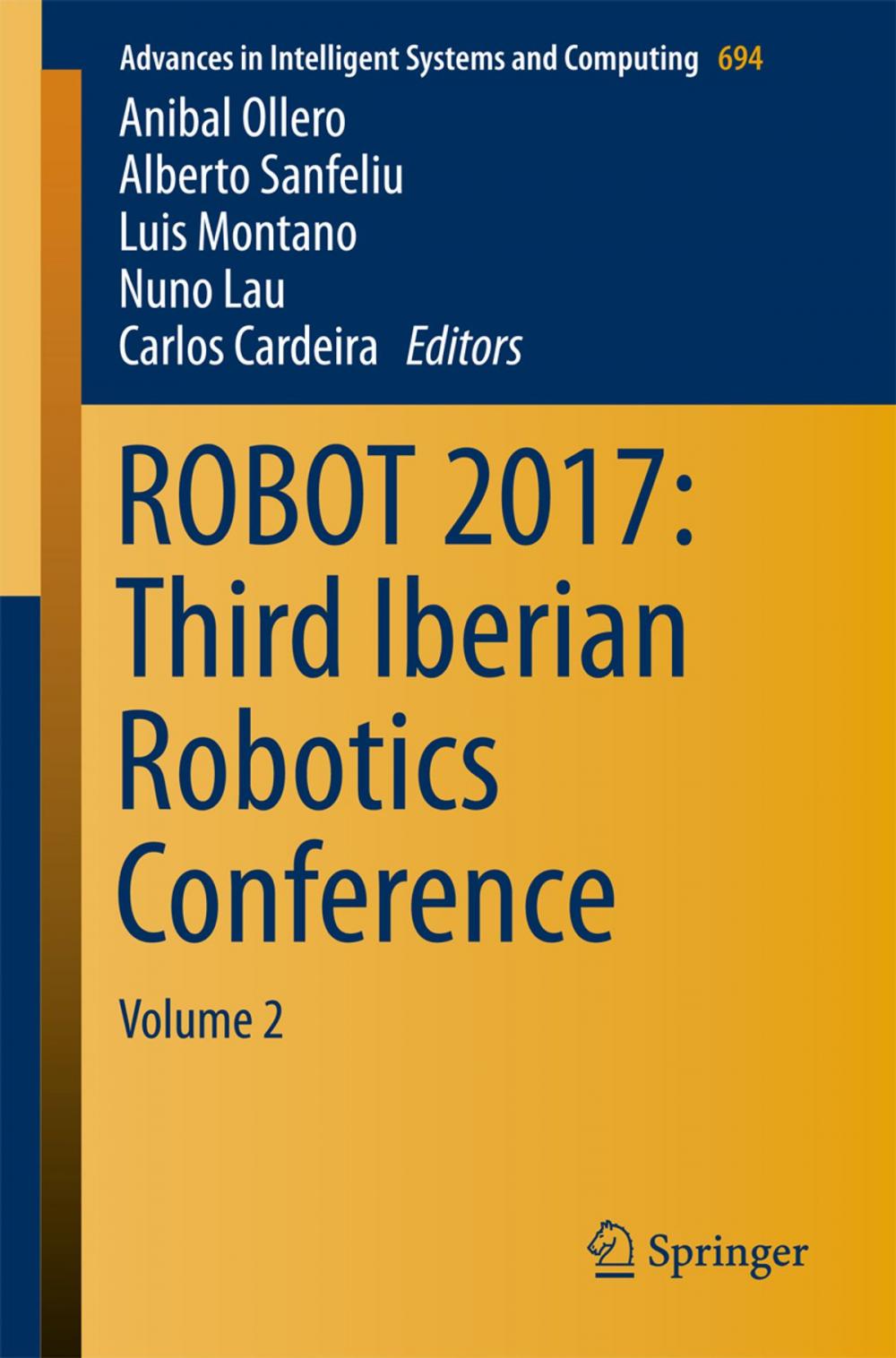 Big bigCover of ROBOT 2017: Third Iberian Robotics Conference