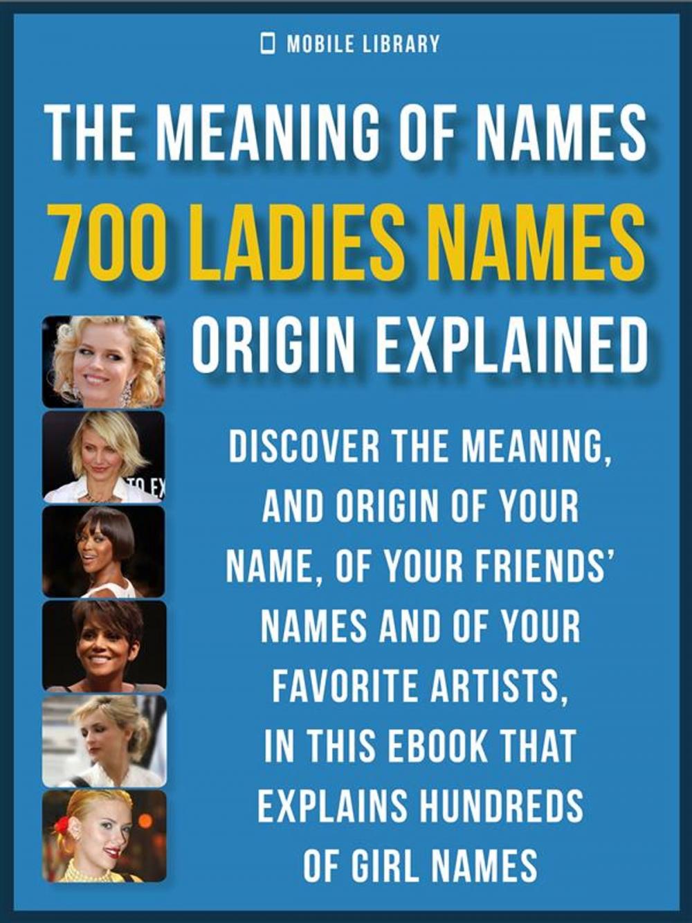 Big bigCover of Meaning of Ladies Names