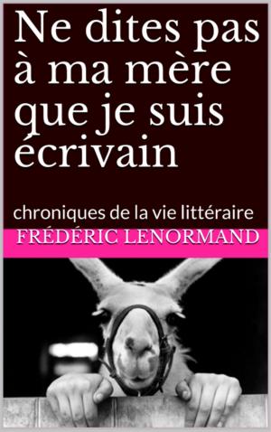 Cover of the book Ne dites pas à ma mère que je suis écrivain by Frédéric Lenormand